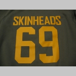 Skinhead 69 mikina s kapucou stiahnutelnou šnúrkami a klokankovým vreckom vpredu 